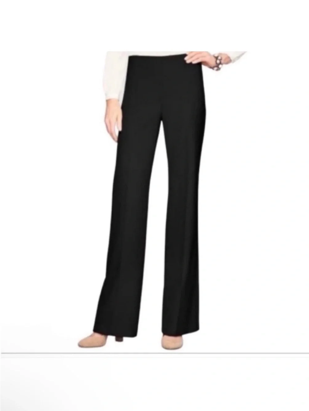 NEW Talbots Hollywood Pants Sz 6 Black High Waist Career Office Professional
